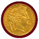 フランス 1851A 20フラン 金貨 セレス