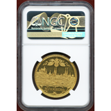 【SOLD】ドイツ ニュルンベルク 1897年 射撃祭金メダル 都市景観 NGC MS62PL