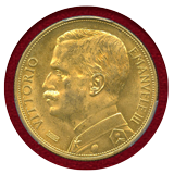 イタリア 1912R 50リレ 金貨 豊穣の女神 PCGS MS63
