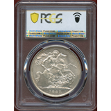 イギリス 1887年 クラウン 銀貨 ヴィクトリア ジュビリーヘッド PCGS MS63