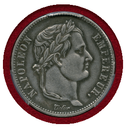 【SOLD】フランス 1815A 2フラン 銀貨 ナポレオン1世 百日天下 PCGS AU50