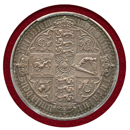 イギリス 1847 銀貨 ヴィクトリア ゴシック クラウン UNDECIMO PCGS PR62