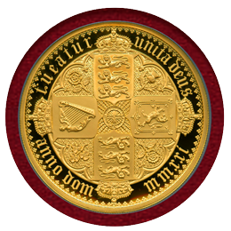 イギリス 2021年 500ポンド(5oz) 金貨 ゴシッククラウン 紋章 NGC PF69UC