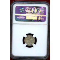タイ ND(1860) FUANG(1/8バーツ) 銀貨 チャクラ 象 NGC MS65