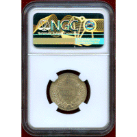 独領ニューギニア 1894A 1マルク 銀貨 極楽鳥 NGC MS64