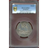 ドイツ ニュルンベルク 1961年 都市景観 銀メダル PCGS SP62