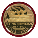 イギリス 2023年 2ポンド金貨 Flying Scotsman NGC PF68UC
