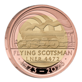 イギリス 2023年 2ポンド金貨 Flying Scotsman NGC PF68UC