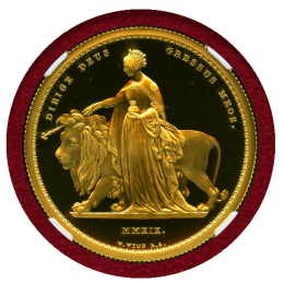 イギリス 2019年 200ポンド(2oz) 金貨 ウナとライオン NGC PF69UC