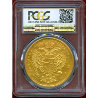 ドイツ レーゲンスブルク (1765-90)ICB 5ダカット 金貨 都市景観 AU Detail