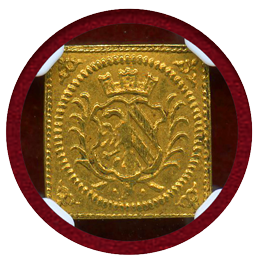 【SOLD】ドイツ 1700GFN 1/4 ラムダカット 金貨 神の子羊 クリッペ NGC MS62