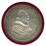 神聖ローマ帝国 オーストリア 1623年 ターラー 銀貨 レオポルド5世 PCGS MS63