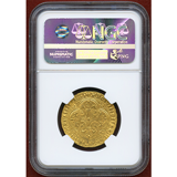 フランス (1380-1422) エキュドール金貨 シャルル6世 NGC MS64