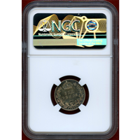 イギリス 1893年 6ペンス 銀貨 ヴィクトリア オールドヘッド NGC PF65
