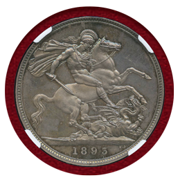 【SOLD】イギリス 1893年 ヴィクトリア オールドヘッド プルーフ銀貨 6枚セットPF65～