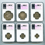【SOLD】イギリス 1893年 ヴィクトリア オールドヘッド プルーフ銀貨 6枚セットPF65～