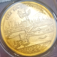 ドイツ レーゲンスブルク (1765-90)ICB 5ダカット 金貨 都市景観 AU Detail