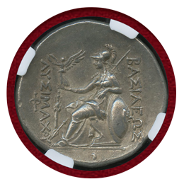 【SOLD】トラキア 305-281BC 4ドラクマ銀貨 アレキサンダー大王 アモンの角 Ch AU