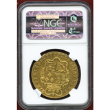 イギリス 1741年 5ギニー 金貨 ジョージ2世 ヤングヘッド NGC AU50