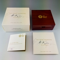 イギリス 2019年 200ポンド(2oz) 金貨 ウナとライオン NGC PF69UC