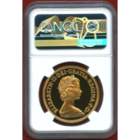 イギリス 1984年 5ポンド 金貨 エリザベス2世 NGC PF70UC
