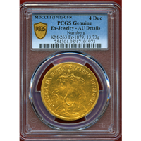 【SOLD】ドイツ ニュルンベルク (1703) GFN 4ラムダカット 神の子羊 PCGS AUD