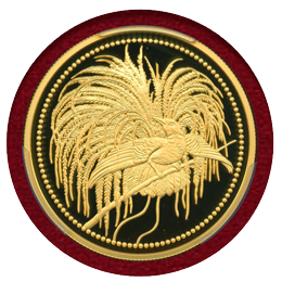 【SOLD】パプアニューギニア 2020年 500キナ 金貨 極楽鳥 PCGS PR70DCAM