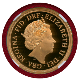 イギリス 2018年 金貨5枚セット エリザベス2世戴冠65周年記念 NGC PF70UC
