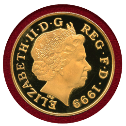 【SOLD】イギリス 1999年 5ポンド 金貨 ダイアナ プルーフ