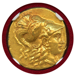 【SOLD】マケドニア王国 セレウコス1世 ステーター金貨 NGC Ch AU 5/5 4/5
