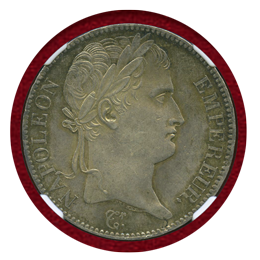 【SOLD】フランス 1815A 5フラン 銀貨 ナポレオン1世 百日天下 NGC MS62