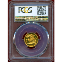 イギリス 1893年 1/2ソブリン 金貨 ヴィクトリア オールドヘッド PCGS PR63DCAM