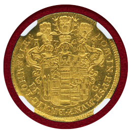 【SOLD】ドイツ シュトルベルク 1748年 ダカット金貨 NGC MS62