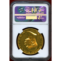 オーストリア 1908年 100コロナ 金貨 雲上の女神 NGC PF62