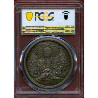 【SOLD】イギリス 1704年 銀メダル アン女王 勝利記念 PCGS SP63
