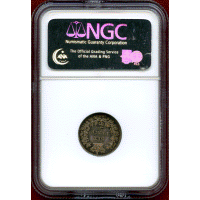 イギリス 1853年 6ペンス 銀貨 ヴィクトリア女王 NGC PF64