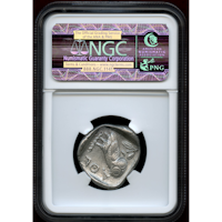 【SOLD】古代ギリシャ アッティカ アテネ 460-440BC 4ドラクマ 銀貨 NGC AU