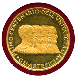 イタリア 1961年 金メダル 統一100周年記念 PROOF