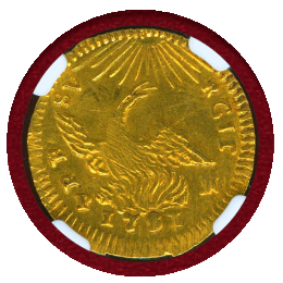 【SOLD】イタリア シチリア 1751PN ONCIA 金貨 カルロ NGC MS62