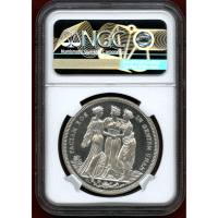 イギリス (1879) ファンタジー クラウン 銀貨 スリーグレイセス NGC PF65UC