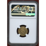 メキシコ 1856年 エスクード 金貨 自由の帽子と手と本 NGC MS61
