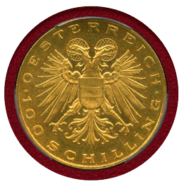 【SOLD】オーストリア 1937年 100シリング 金貨 マドンナ PCGS PL63