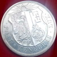 スイス 連邦射撃祭 ジュネーヴ 1851年 10フラン 銀貨