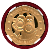 【SOLD】イギリス 2019年 50ペンス金貨 Wallace&Gromit30周年 PF70UC