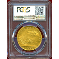 イギリス 1689年 金メダル ウィリアム&メアリー戴冠記念 PCGS AU58+
