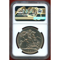 イギリス 1951年 クラウン 白銅貨 ジョージ6世 英国フェスティバル NGC PL63