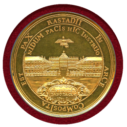 ドイツ バーデン 1955年 金メダル ルートヴィッヒ・ヴィルヘルム NGC MS62PL