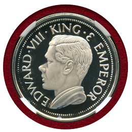 イギリス 1936年(1984年) ソブリン ファンタジー銀貨 エドワード8世 NGC PF69UC