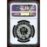 【SOLD】スイス 現代射撃祭 2016年 50フラン 銀貨 ティチーノ NGC PF70UC