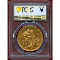 【SOLD】イギリス 1893年 5ポンド 金貨 ヴィクトリア オールドヘッド PCGS AU58